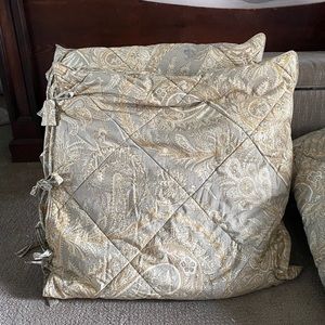 Pottery barn pillow shams